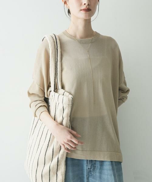 URBAN RESEARCH / アーバンリサーチ ニット・セーター | UVカット加工ルーズニット | 詳細24