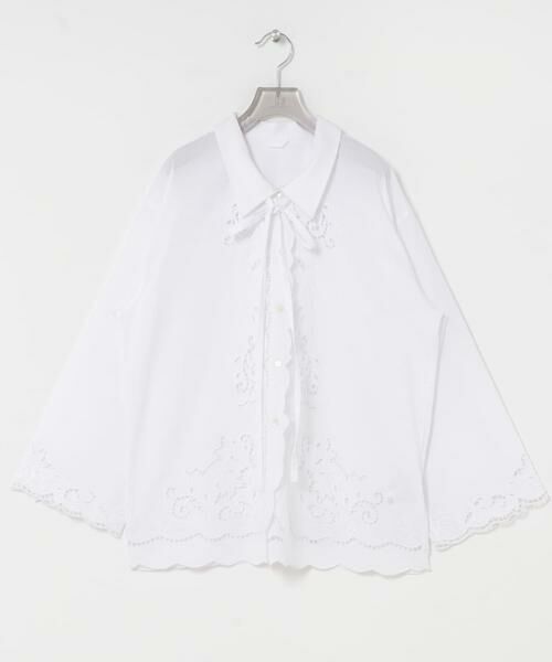 URBAN RESEARCH / アーバンリサーチ シャツ・ブラウス | カットワーク刺繍シャツ | 詳細1