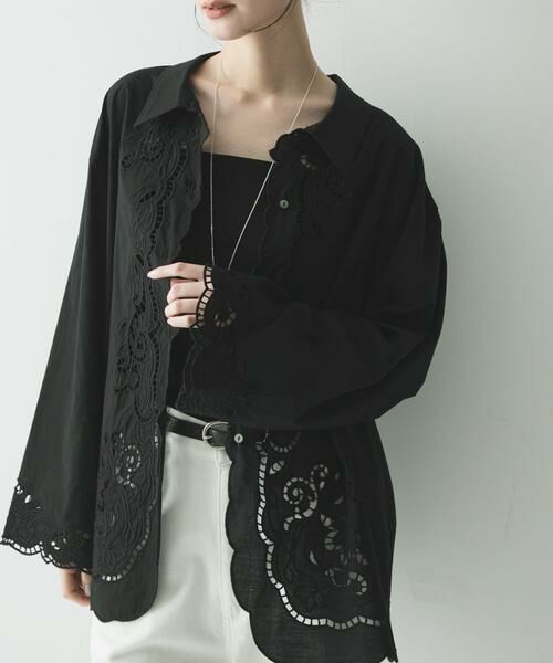 URBAN RESEARCH / アーバンリサーチ シャツ・ブラウス | カットワーク刺繍シャツ | 詳細17