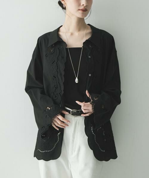 URBAN RESEARCH / アーバンリサーチ シャツ・ブラウス | カットワーク刺繍シャツ | 詳細18