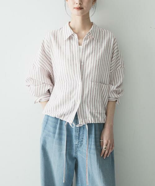URBAN RESEARCH / アーバンリサーチ シャツ・ブラウス | ラミーレーヨンワイドショートシャツ | 詳細5
