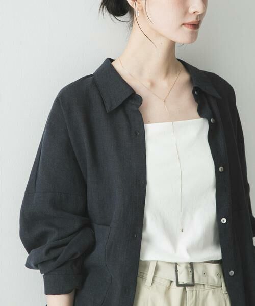 URBAN RESEARCH / アーバンリサーチ シャツ・ブラウス | ラミーレーヨンワイドショートシャツ | 詳細14