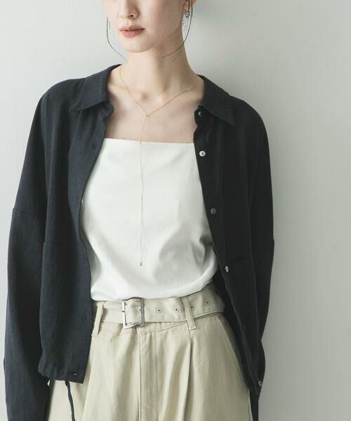 URBAN RESEARCH / アーバンリサーチ シャツ・ブラウス | ラミーレーヨンワイドショートシャツ | 詳細15