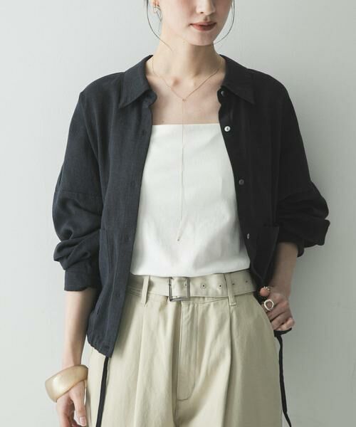 URBAN RESEARCH / アーバンリサーチ シャツ・ブラウス | ラミーレーヨンワイドショートシャツ | 詳細17