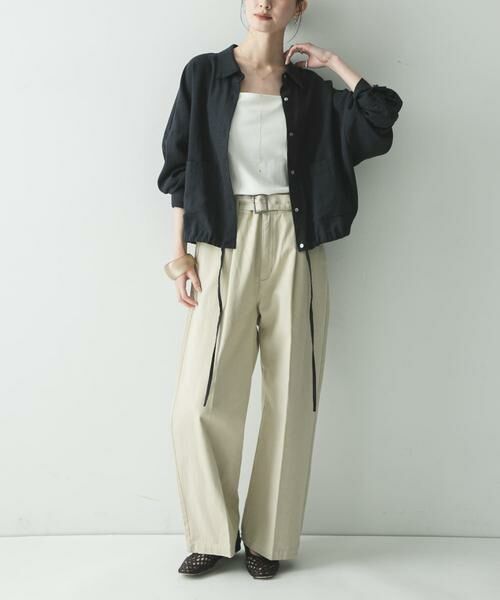 URBAN RESEARCH / アーバンリサーチ シャツ・ブラウス | ラミーレーヨンワイドショートシャツ | 詳細19