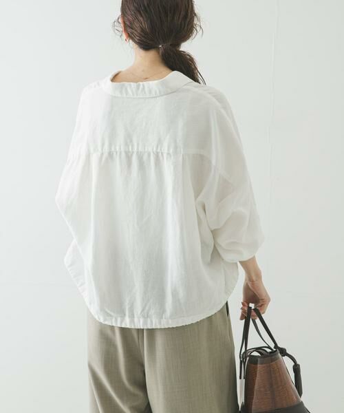 URBAN RESEARCH / アーバンリサーチ シャツ・ブラウス | ラミーレーヨンワイドショートシャツ | 詳細25