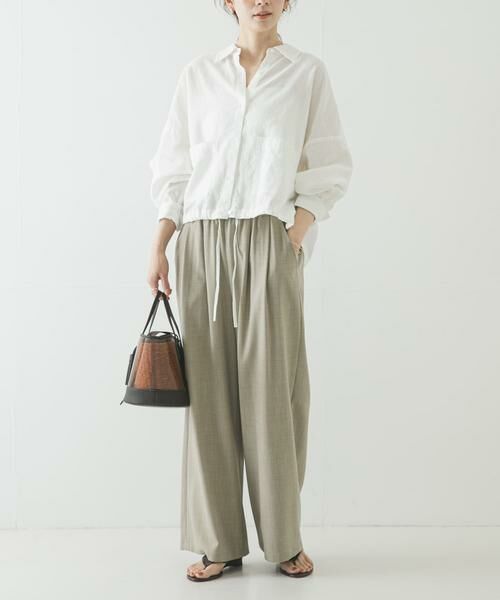 URBAN RESEARCH / アーバンリサーチ シャツ・ブラウス | ラミーレーヨンワイドショートシャツ | 詳細28