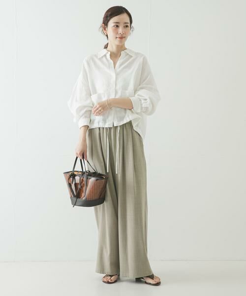 URBAN RESEARCH / アーバンリサーチ シャツ・ブラウス | ラミーレーヨンワイドショートシャツ | 詳細29