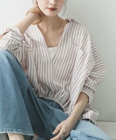 URBAN RESEARCH / アーバンリサーチ シャツ・ブラウス | ラミーレーヨンギャザーヘムシャツ