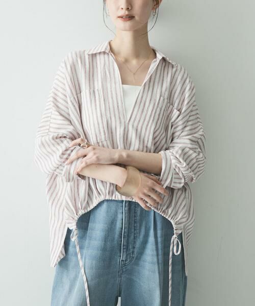 URBAN RESEARCH / アーバンリサーチ シャツ・ブラウス | ラミーレーヨンギャザーヘムシャツ | 詳細2