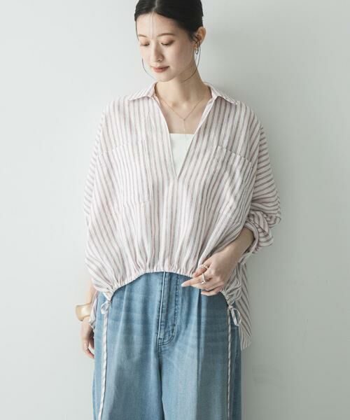 URBAN RESEARCH / アーバンリサーチ シャツ・ブラウス | ラミーレーヨンギャザーヘムシャツ | 詳細3