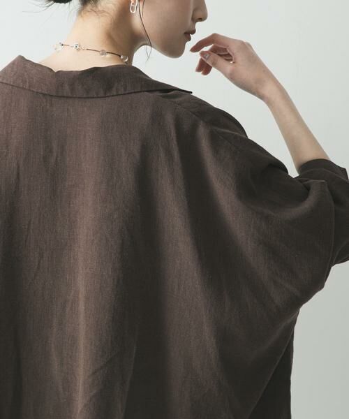 URBAN RESEARCH / アーバンリサーチ シャツ・ブラウス | ラミーレーヨンギャザーヘムシャツ | 詳細14