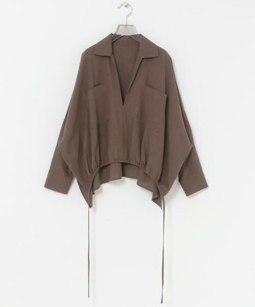 URBAN RESEARCH / アーバンリサーチ シャツ・ブラウス | ラミーレーヨンギャザーヘムシャツ | 詳細17