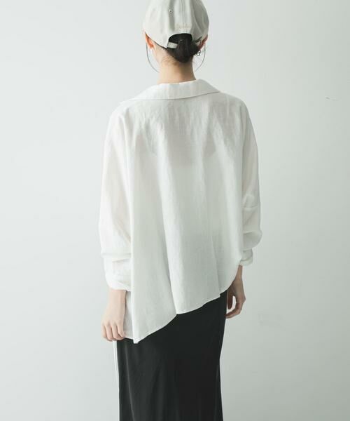 URBAN RESEARCH / アーバンリサーチ シャツ・ブラウス | ラミーレーヨンギャザーヘムシャツ | 詳細24