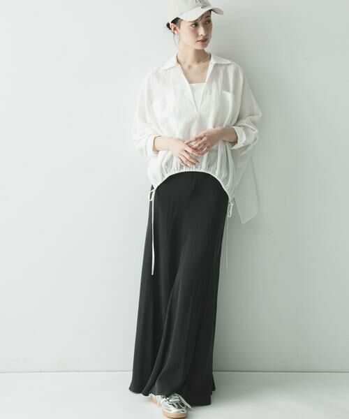 URBAN RESEARCH / アーバンリサーチ シャツ・ブラウス | ラミーレーヨンギャザーヘムシャツ | 詳細27