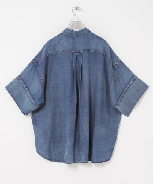 URBAN RESEARCH / アーバンリサーチ シャツ・ブラウス | ハーフスリーブシアーデニムシャツ | 詳細10