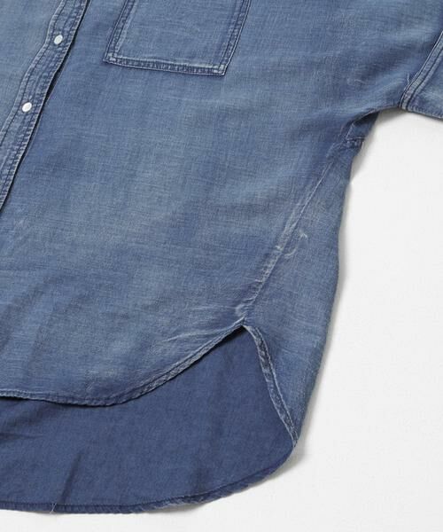 URBAN RESEARCH / アーバンリサーチ シャツ・ブラウス | ハーフスリーブシアーデニムシャツ | 詳細9