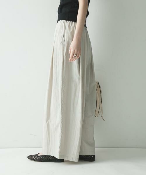 URBAN RESEARCH / アーバンリサーチ その他パンツ | 『UR TECH』ギャザーワイドパンツ | 詳細2