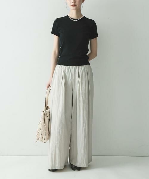 URBAN RESEARCH / アーバンリサーチ その他パンツ | 『UR TECH』ギャザーワイドパンツ | 詳細5