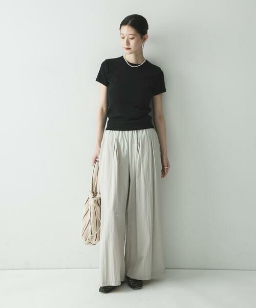 URBAN RESEARCH / アーバンリサーチ その他パンツ | 『UR TECH』ギャザーワイドパンツ | 詳細6