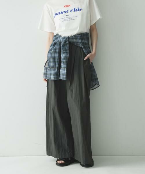 URBAN RESEARCH / アーバンリサーチ その他パンツ | 『UR TECH』ギャザーワイドパンツ | 詳細10