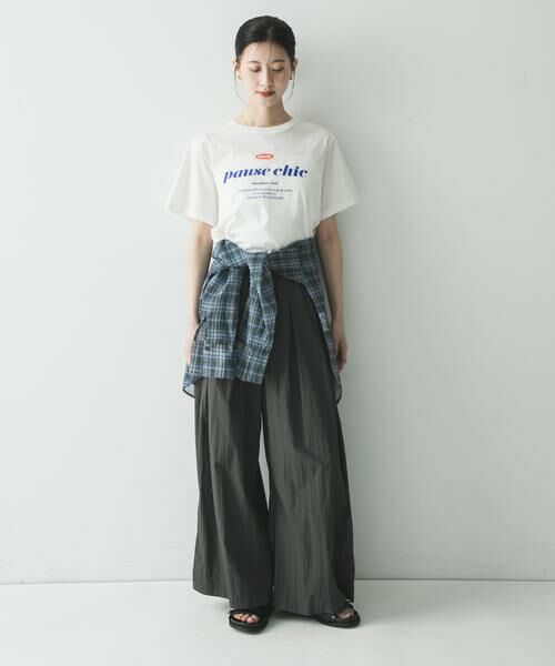 URBAN RESEARCH / アーバンリサーチ その他パンツ | 『UR TECH』ギャザーワイドパンツ | 詳細15