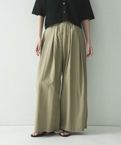 URBAN RESEARCH / アーバンリサーチ その他パンツ | 『UR TECH』ギャザーワイドパンツ | 詳細22