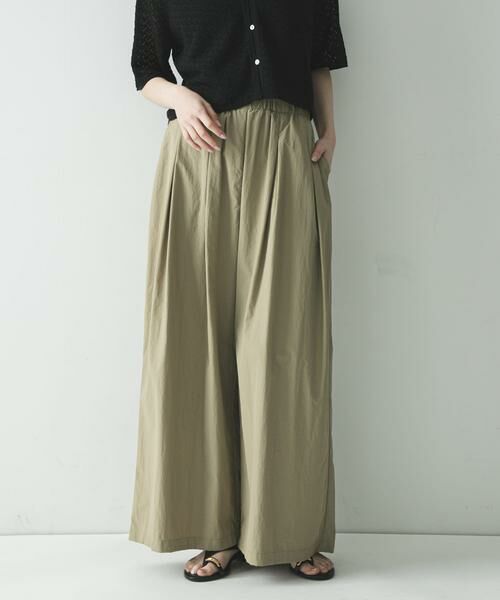 URBAN RESEARCH / アーバンリサーチ その他パンツ | 『UR TECH』ギャザーワイドパンツ | 詳細23