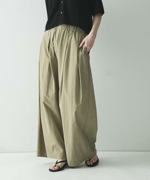 URBAN RESEARCH / アーバンリサーチ その他パンツ | 『UR TECH』ギャザーワイドパンツ | 詳細24