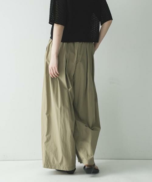 URBAN RESEARCH / アーバンリサーチ その他パンツ | 『UR TECH』ギャザーワイドパンツ | 詳細25