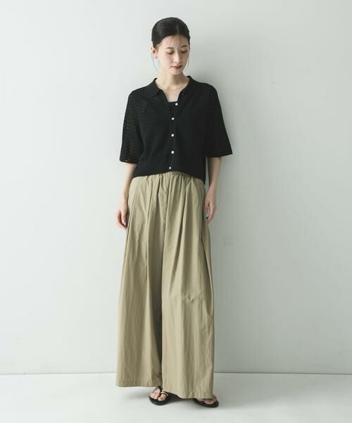 URBAN RESEARCH / アーバンリサーチ その他パンツ | 『UR TECH』ギャザーワイドパンツ | 詳細28