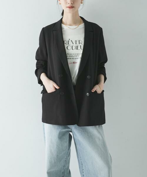 URBAN RESEARCH / アーバンリサーチ その他アウター | ダブルブレストメッシュジャケット | 詳細2