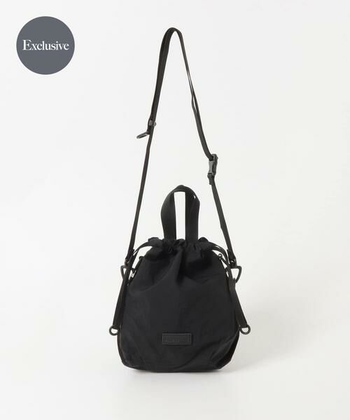 URBAN RESEARCH / アーバンリサーチ ショルダーバッグ | 『別注』BAICYCLON by bagjack×URBAN RESEARCH　DRAW STRING BAG SMALL（ブラック）