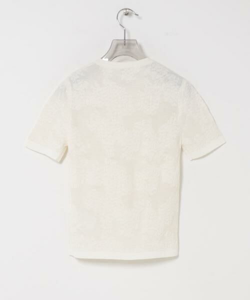 URBAN RESEARCH / アーバンリサーチ Tシャツ | RECTO　LACE JACQUARD KNIT TOP | 詳細3