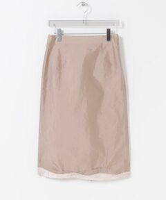 URBAN RESEARCH / アーバンリサーチ ミニ・ひざ丈スカート | RECTO　LAYERED DETAIL MIDI SKIRT