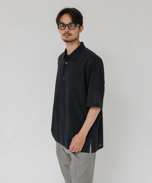 URBAN RESEARCH / アーバンリサーチ シャツ・ブラウス | 『別注』ATON×URBAN RESEARCH　WOOL GAUZE SHORT-SLEEVE SHIRTS | 詳細2