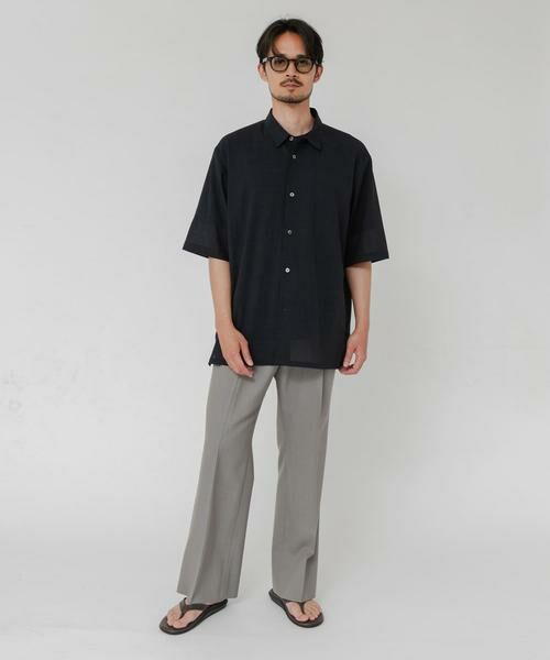 URBAN RESEARCH / アーバンリサーチ シャツ・ブラウス | 『別注』ATON×URBAN RESEARCH　WOOL GAUZE SHORT-SLEEVE SHIRTS | 詳細4