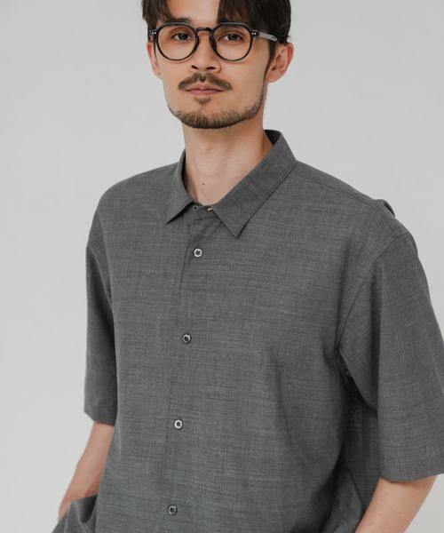 URBAN RESEARCH / アーバンリサーチ シャツ・ブラウス | 『別注』ATON×URBAN RESEARCH　WOOL GAUZE SHORT-SLEEVE SHIRTS | 詳細11
