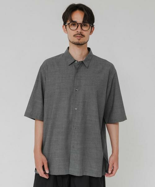 URBAN RESEARCH / アーバンリサーチ シャツ・ブラウス | 『別注』ATON×URBAN RESEARCH　WOOL GAUZE SHORT-SLEEVE SHIRTS | 詳細13