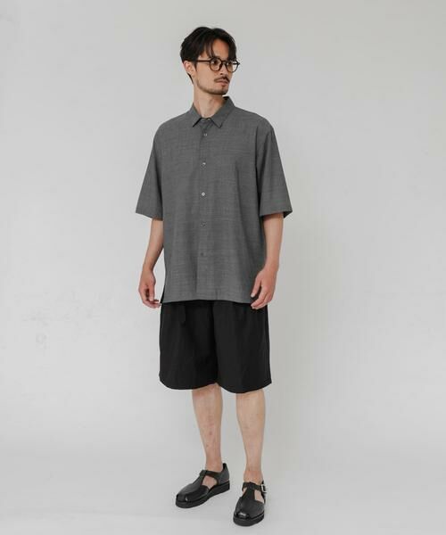 URBAN RESEARCH / アーバンリサーチ シャツ・ブラウス | 『別注』ATON×URBAN RESEARCH　WOOL GAUZE SHORT-SLEEVE SHIRTS | 詳細14