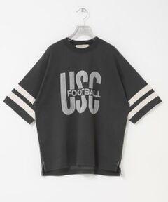 URBAN RESEARCH / アーバンリサーチ Tシャツ | REMI RELIEF　R/C天竺フットボールTシャツ