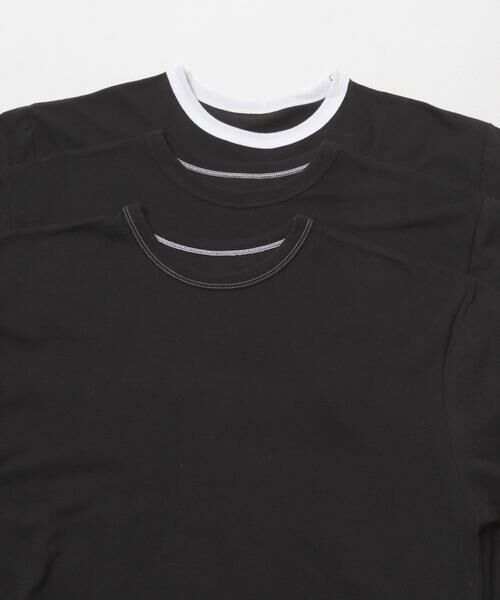 URBAN RESEARCH / アーバンリサーチ Tシャツ | HANES　リバーシブルTシャツ（ブラック）