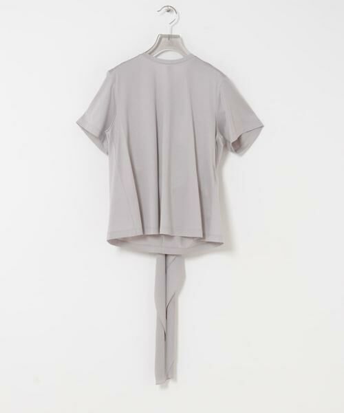 URBAN RESEARCH / アーバンリサーチ Tシャツ | RECTO　OPEN BACK SCARF TOP（グレー）