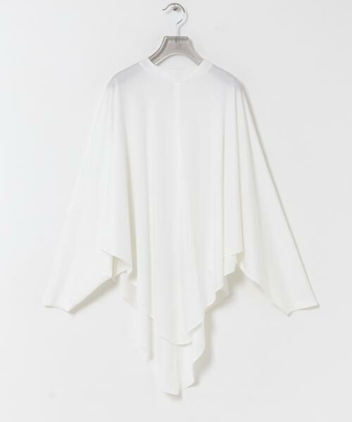 URBAN RESEARCH / アーバンリサーチ Tシャツ | RECTO　OVERSIZED CAPE TOP（ホワイト）