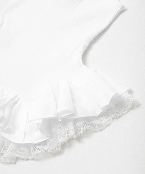 URBAN RESEARCH / アーバンリサーチ タンクトップ | ESTHE　PEPLUM TANK TOP WITH LACE | 詳細3