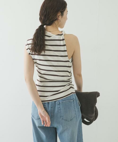 URBAN RESEARCH / アーバンリサーチ Tシャツ | ESTHE　STRIPE TWIST ASYMMETRIC T-SHIRTS | 詳細3