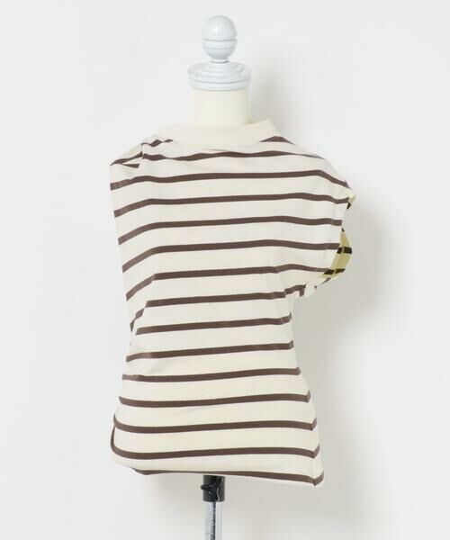 URBAN RESEARCH / アーバンリサーチ Tシャツ | ESTHE　STRIPE TWIST ASYMMETRIC T-SHIRTS | 詳細6
