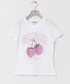 URBAN RESEARCH / アーバンリサーチ Tシャツ | GANNI　BABY FIT T-SHIRTS RASPBERRY