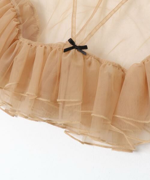 URBAN RESEARCH / アーバンリサーチ シャツ・ブラウス | ESTHE　TULLE PEPLUM RUFFLE TOP | 詳細12