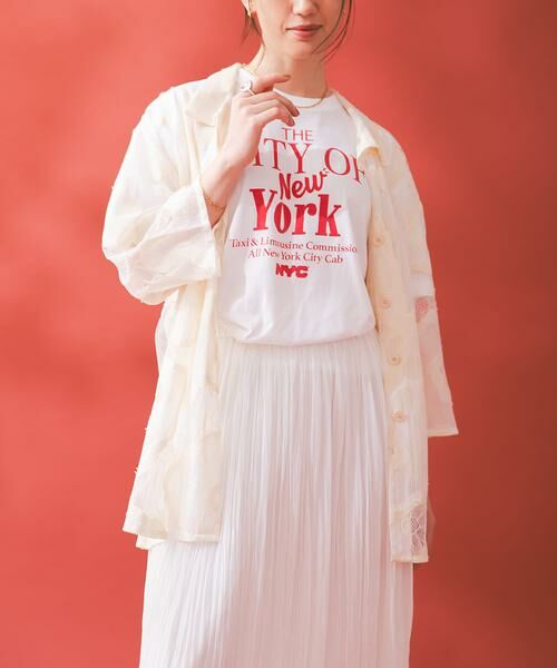 URBAN RESEARCH / アーバンリサーチ シャツ・ブラウス | ESTHE　OVERSIZED SHEER LACE SHIRTS | 詳細12